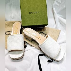 Gucci Supreme Block heel 41.5